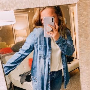 precious fringe denim jacket✨🧡